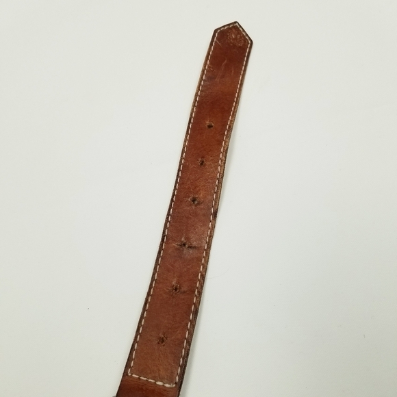 I magnin women's leather size 30‎ belt vintage brown distressed - Picture 3 of 11
